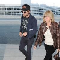 Robert Pattinson departs from Torontos Pearson International Airport